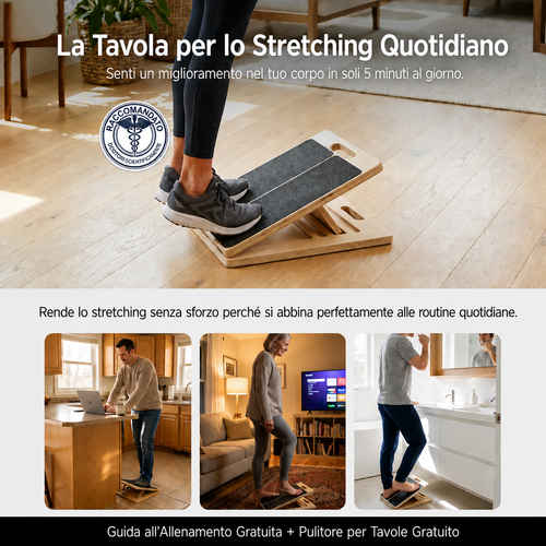 Tavola per Stretching e Mobilità (+ Guida di Allenamento Gratuita)